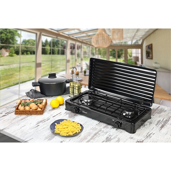 Aragaz 2 ochiuri ,culoare negru utilizare numai GPL butelie [10]