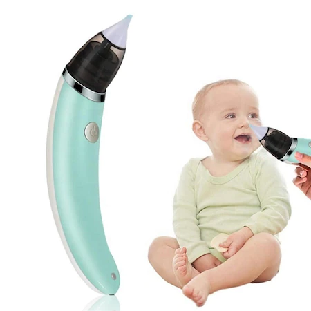 Aspirator nazal electric pentru copii, 5 trepte de putere cu 2 capete de silicon [3]