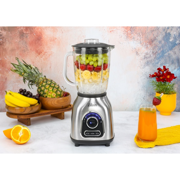 Blender Inox, putere 1400 W, capacitate 1.75L, viteza ajustabila [11]