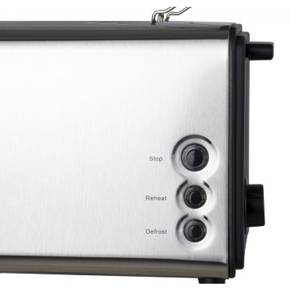 Prajitor paine dublu inox,1300W, 6 grade de rumenire si functii multiple [5]
