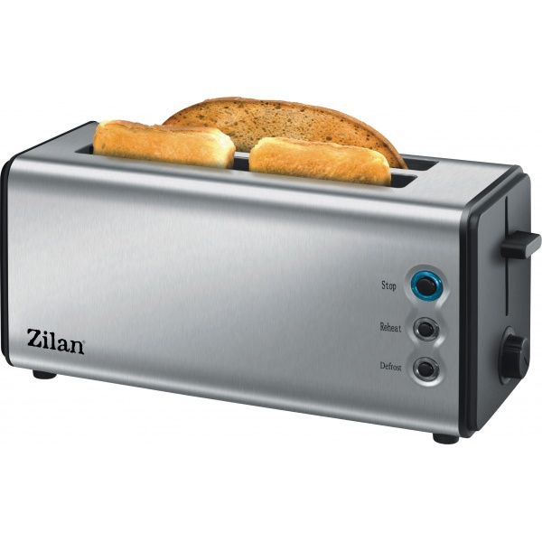 Prajitor paine dublu inox,1300W, 6 grade de rumenire si functii multiple [10]