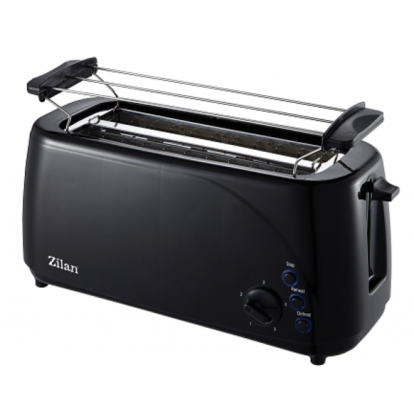 Prajitor paine dublu,1400W, 5 grade rumenire si functii multiple Negru, [3]