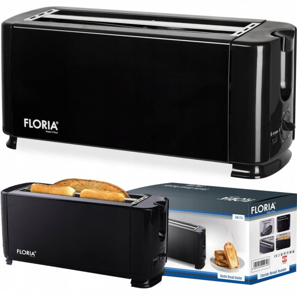 Prajitor paine dublu Putere 1300W, 2 fante, 4 felii, [5]