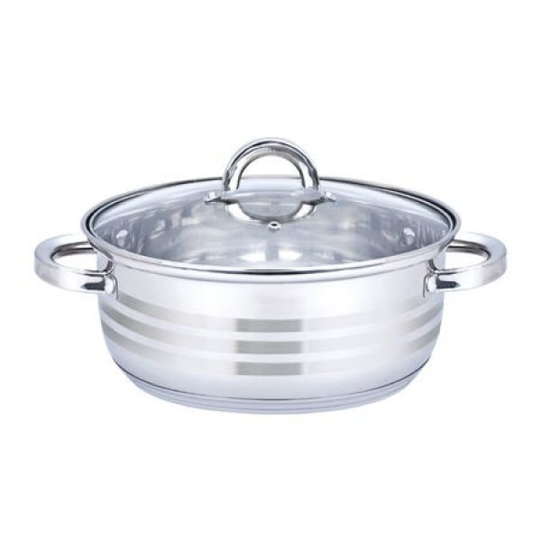 Oala cu capac,Inox, 24 x 9 cm, 4 L [1]