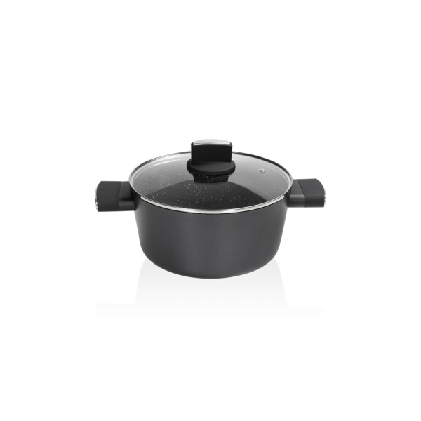 Cratita cu invelis din marmura, 5 straturi, 26 cm si manere fine la atingere, 5.7 L [3]