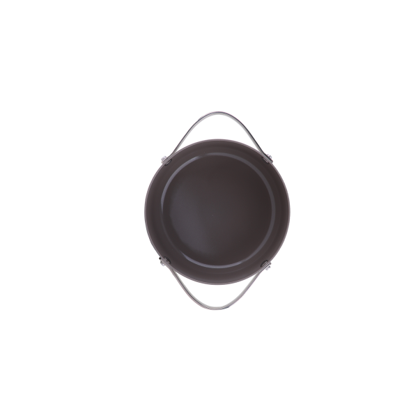Oala din 5 straturi de material, 20 cm diametru, capacitate 2.7l, Otel inoxidabil, Manere nituite [4]