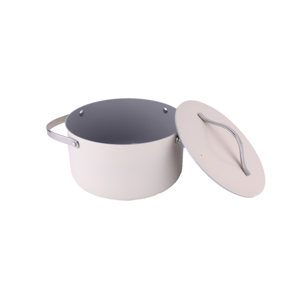 Oala din 5 straturi de material, 24 cm diametru, capacitate 5.2l, manere nituite din otel inoxidabil [2]