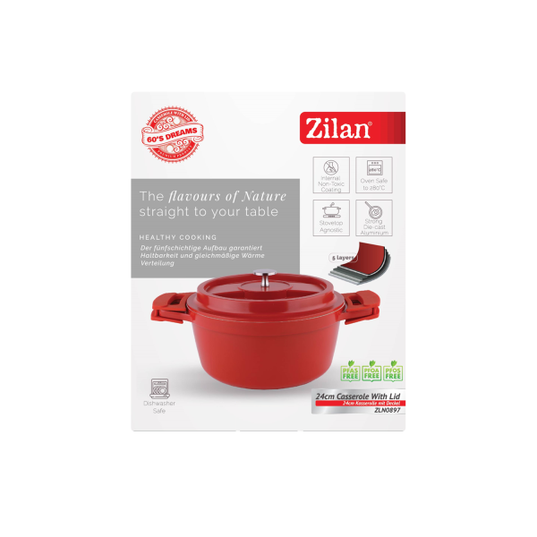 Oala RETRO din 5 straturi de material, 28 cm diametru, Capacitate 6.3L [6]