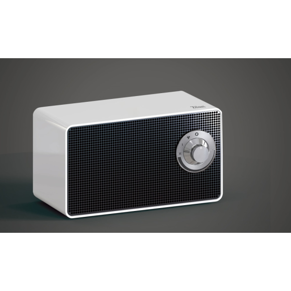Aeroterma ceramica  Alb, 1000W, 2 nivele de incalzire, oprire automata la rasturnare [2]