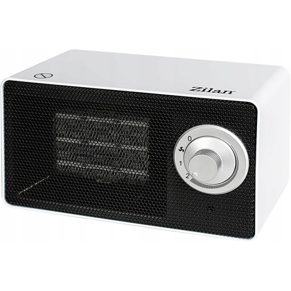 Aeroterma ceramica  Alb, 1000W, 2 nivele de incalzire, oprire automata la rasturnare [5]