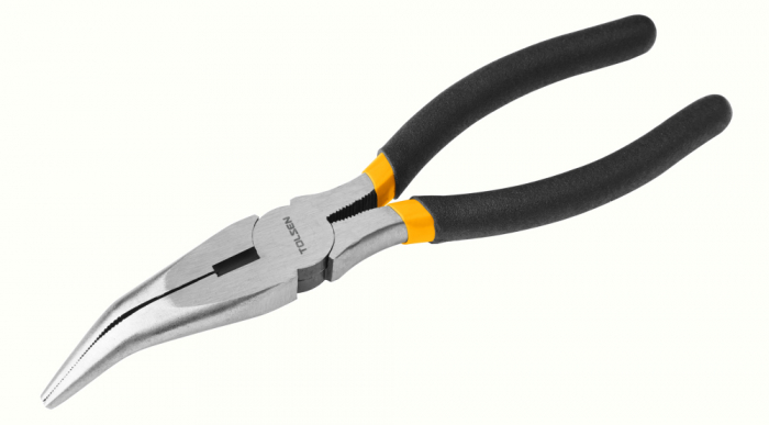 Cleste cu nas indoit, semirotund, 160mm, Tolsen [1]