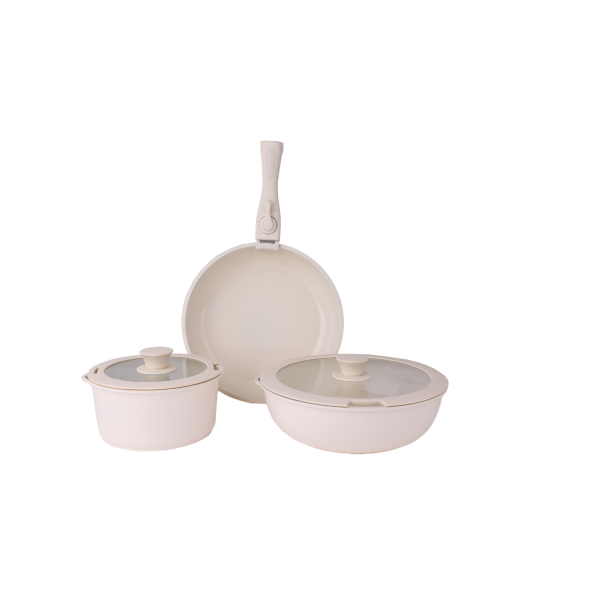Set vase de gatit 5 din 8 piese, 5 straturi de material, compatibil cuptor [4]