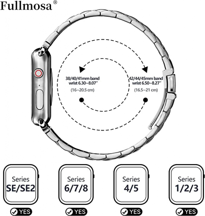 Curea ceas metalica otel Apple Watch [5]
