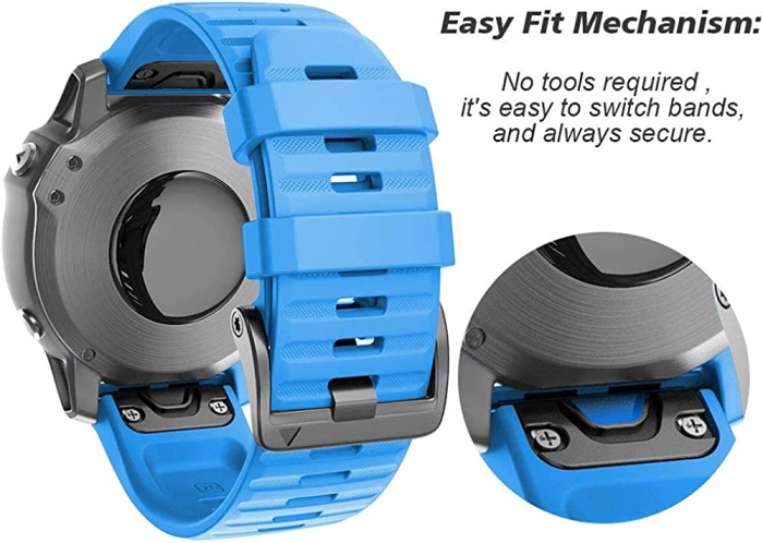 Curea  ceas din silicon 26 mm [2]