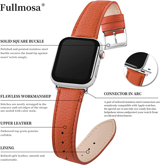 Curea ceas din piele  38mm [4]