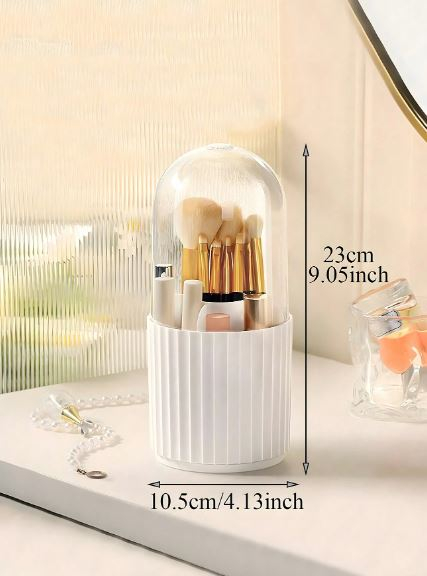 Cutie de depozitare pentru pensule de machiaj,rotativa 360 grade [2]