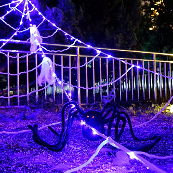 Decoratiune de Halloween 5m pânză de păianjen [8]