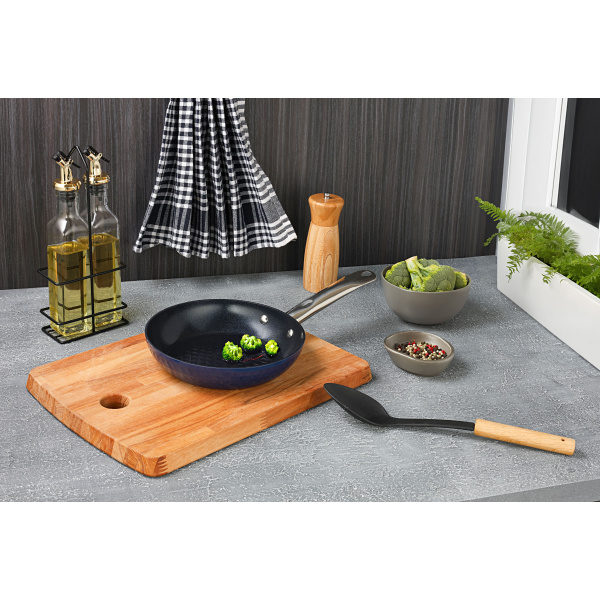 Tigaie diamond, cu baza de inductie, ceramica si inox, usor de spalat, 20 cm,0.95L [7]