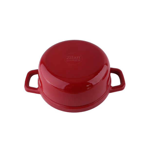 Oala,Din fier turnat sub presiune puternica, 2.6L, Diametru 22 cm, Inaltime 10 cm, Compatibila cuptor si masina de spalat vase [5]