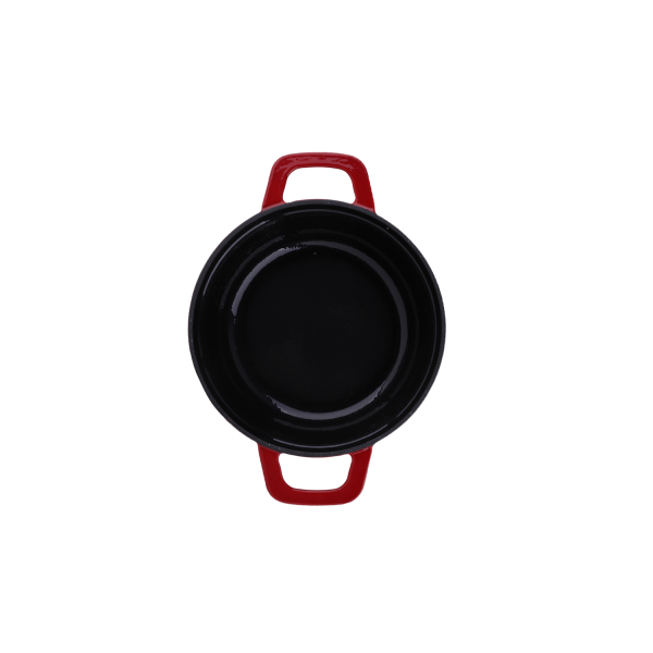 Oala,Din fier turnat sub presiune puternica, 2.6L, Diametru 22 cm, Inaltime 10 cm, Compatibila cuptor si masina de spalat vase [3]