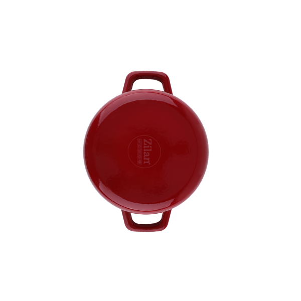 Oala,Din fier turnat sub presiune puternica, 2.6L, Diametru 22 cm, Inaltime 10 cm, Compatibila cuptor si masina de spalat vase [4]