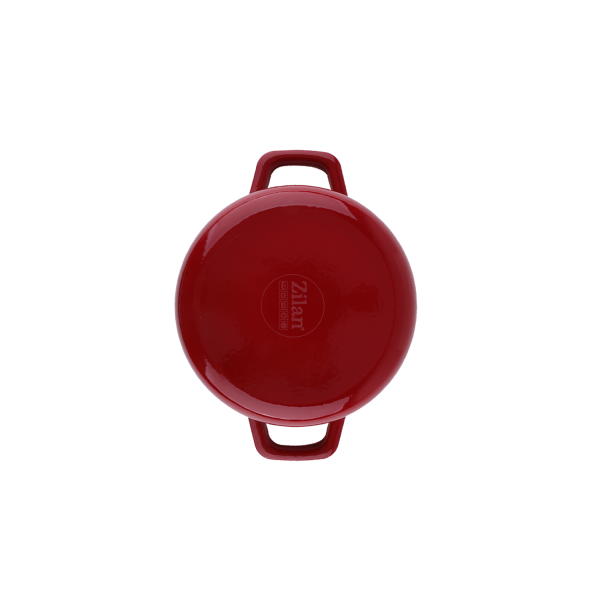 Cratita, Din fier turnat sub presiune puternica, 2.1L, Diametru 24 cm, Inaltime 7 cm, Compatibila cuptor si masina de spalat vase, 7 straturi de material [4]