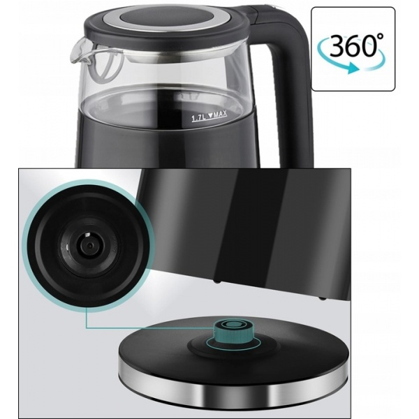 Fierbator electric,ecran digital, putere 2200W, panou de comanda tactil [9]