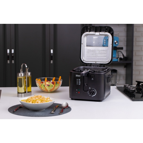 Friteuza 1600 W, 2.5 l, Termostat reglabil, Cuva detasabila, inox [8]
