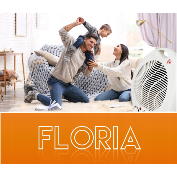 Aeroterma,Alb Putere 2000W, 2 nivele de incalzire+rece, Protectie supraincalzire, Termostat reglabil [4]