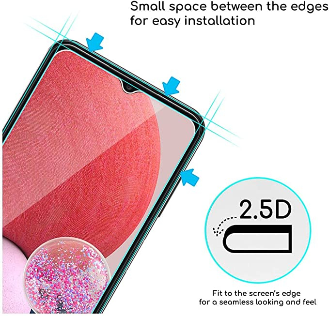 Folie sticla securizată protector de ecran din Samsung Galaxy A13 A135F 4G {pachet x2} Rezistent, 9H 3D fără bule [6]