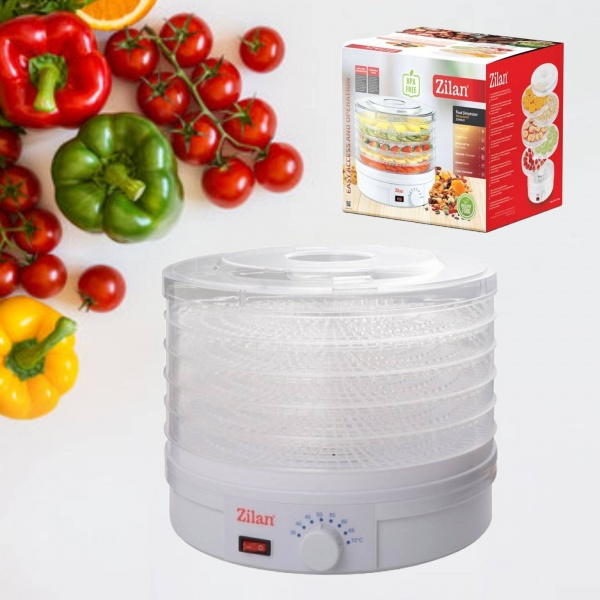 Deshidrator alimente, ZİLAN ZLN-9645,Alb 245W [6]