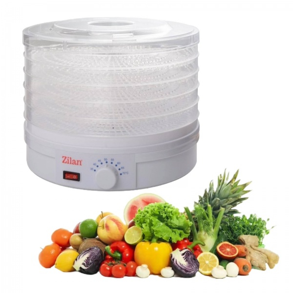 Deshidrator alimente, ZİLAN ZLN-9645,Alb 245W [5]