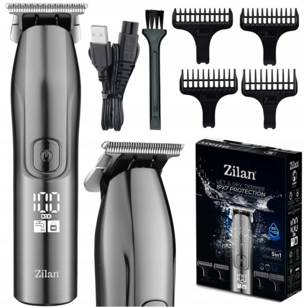 Aparat de tuns 5 in 1 cu 5 dimensiuni de taiere, trimmer,rezistent la apa IPX7 [1]