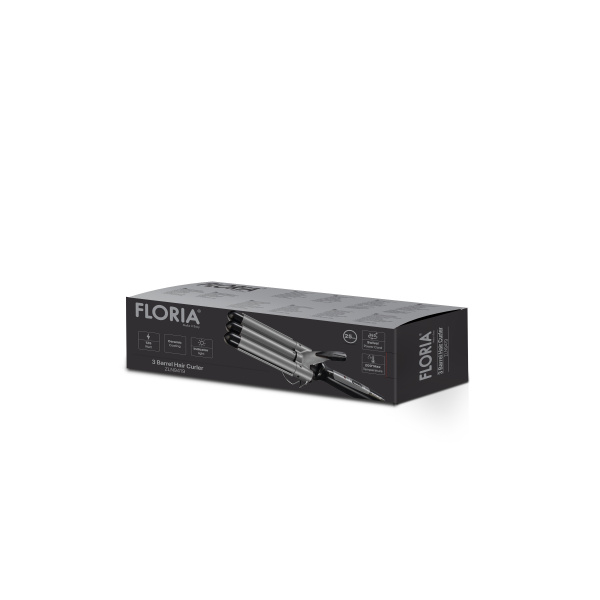 Ondulator de par cu 3 elementi, temperatura maxima de 200 grade, 98W, Negru [2]