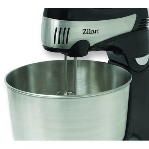 Mixer cu Bol Inox,Capacitate bol mare 4.3Litri, Putere 350W, Functie Turbo, 5 viteze [2]