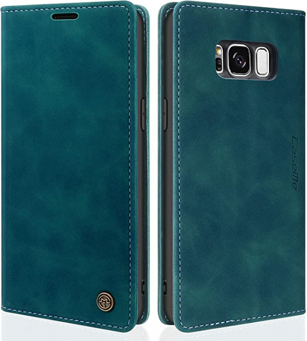 Oferta 1+1 Gratis Husa din piele cu clapeta-magnetica compatibil cu Samsung Galaxy S8 [7]