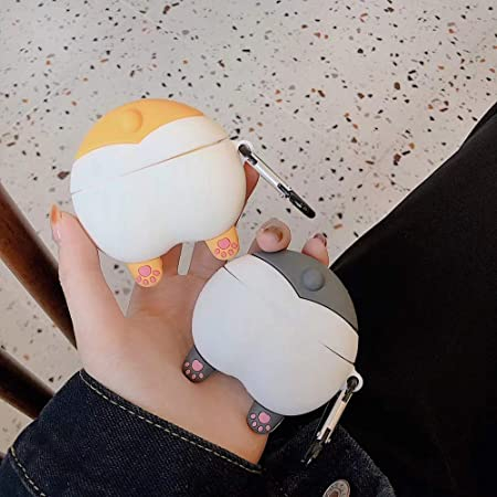 Husă din silicon 3D cu animale drăguț pentru airpod [2]