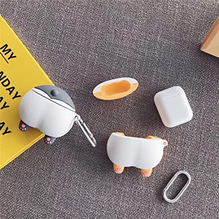 Husă din silicon 3D cu animale drăguț pentru airpod [7]