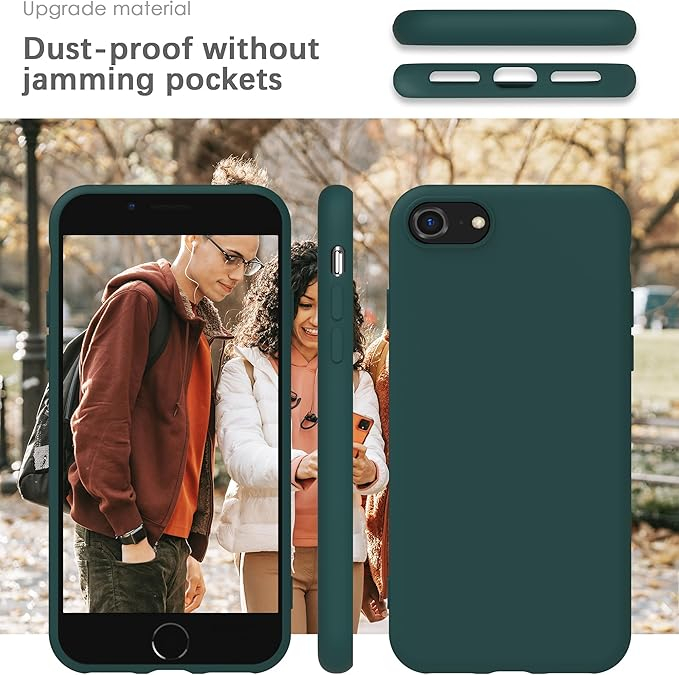 Husa Iphone 8 din silicon negru Slim [5]