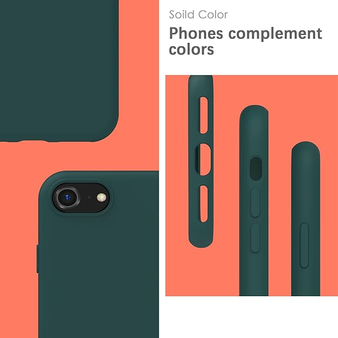 Husa Iphone 8 din silicon negru Slim [4]