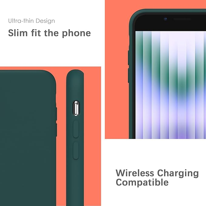 Husa Iphone 8 din silicon negru Slim [7]