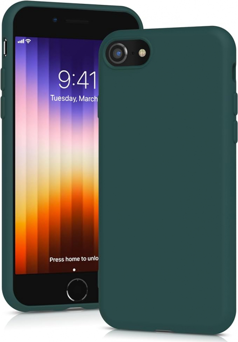 Husa Iphone 8 din silicon negru Slim [2]