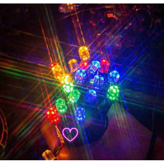 Instalaţie de Crăciun LED, multicolor 5M [3]