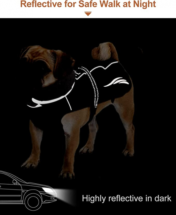 Jachetă de iarnă  pentru câini impermeabilă [3]