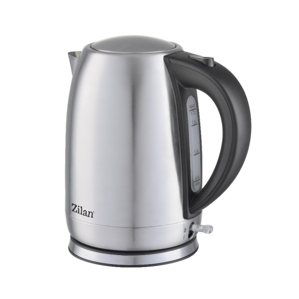 Fierbator electric Wasserkocher din inox, putere maxima 2200 W, capacitate 1.7 L, filtru, Negru [2]