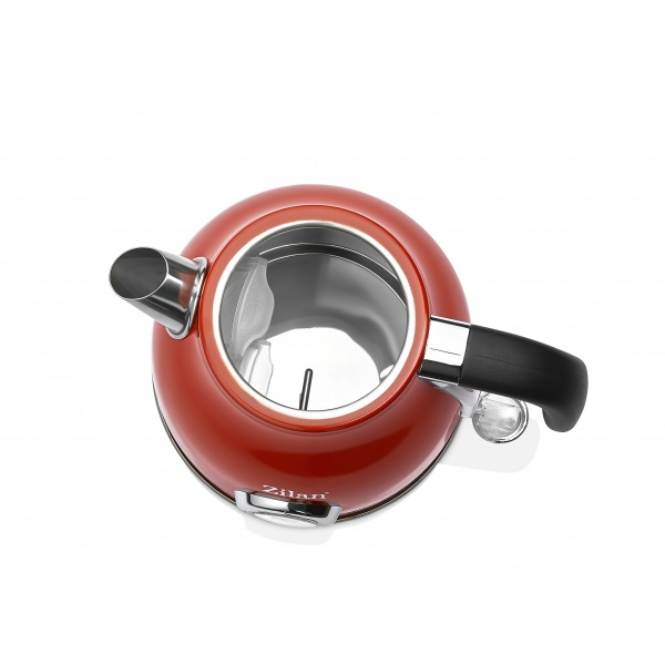 Fierbator RETRO Rosu,Capacitate 1.7 Litri, Putere 2200W, Rotire 360 [3]