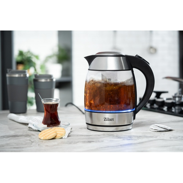 Fierbator de apa cu filtru pentru ceai, capacitate 1.8 litrii, putere 2200W [6]