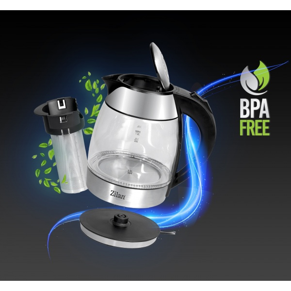 Fierbator de apa cu filtru pentru ceai, capacitate 1.8 litrii, putere 2200W [9]