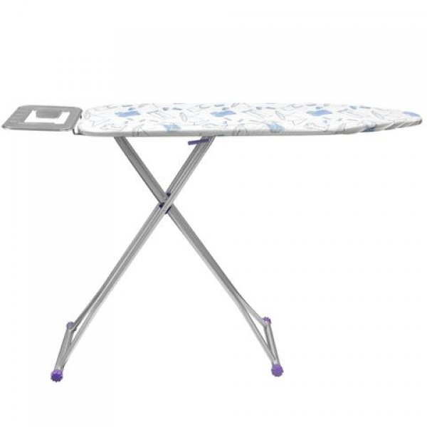 Masa de calcat, suprafata de lucru 110x33 cm, blat plasa metalica, suport pentru fierul de calcat [2]