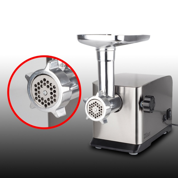 Masina tocat carne,1800 W, functie revers, tava aluminiu,accesorii carnati [2]